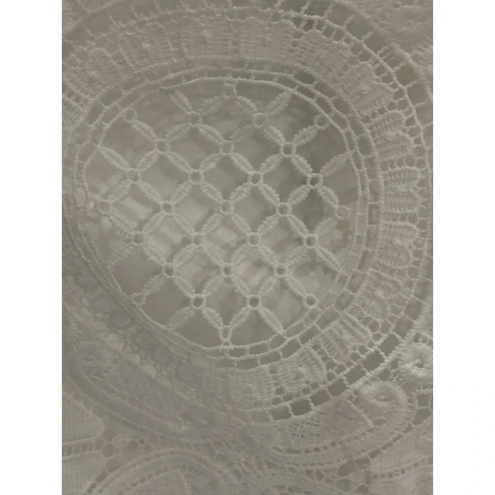 Laffaire White Guipure Crochet Lace Skirt Med Romantic Victorian Whimsical